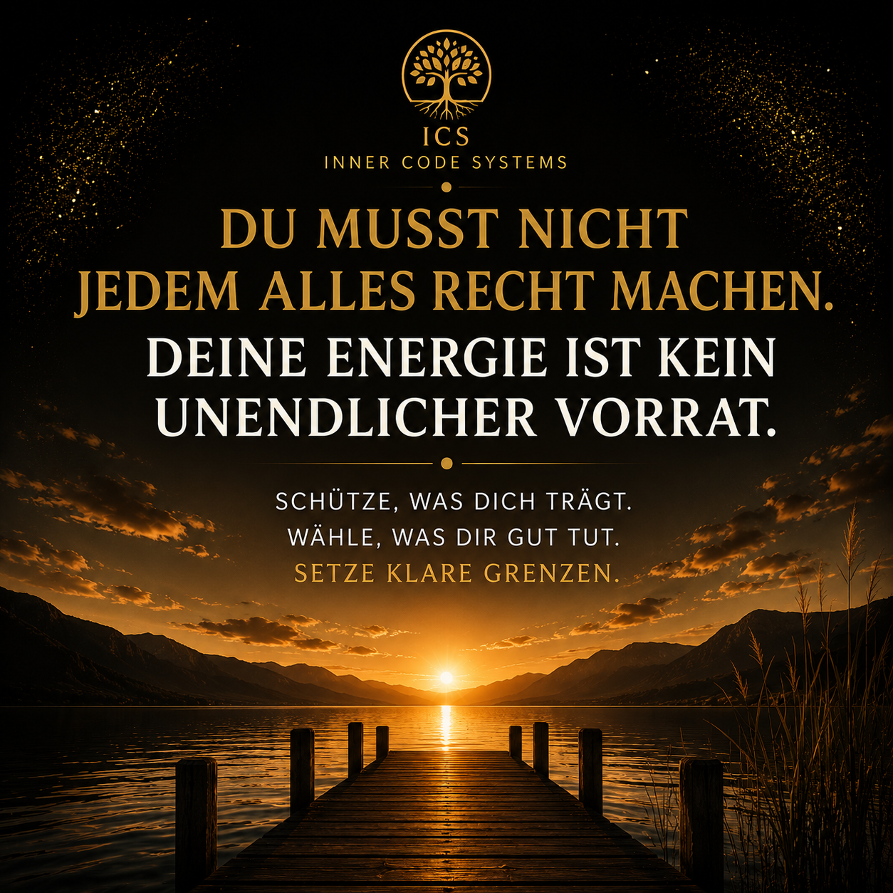 ICS Impuls 005 – Du musst nicht jedem alles recht machen
